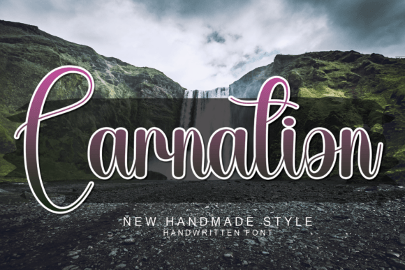 Discover Carnation: A Handmade Font for Authentic Designs