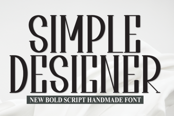 Discover Simple Designer: A Slab Serif Font with Bold Character