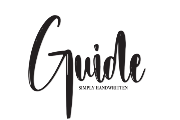 Discovering the Guide Font: An Elegant Script for Modern Design