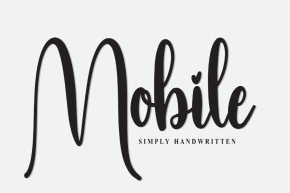 Discovering the Mobile Font: A Delicate Handwritten Typeface