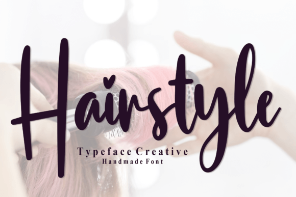 Hairstyle Font: The Flowing Script for Modern Design